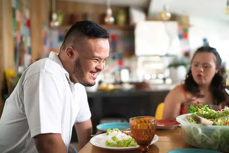 Empowering Weight Loss: A Comprehensive Guide for Individuals with Disabilities 2 Image of a disabled man and balance around nutrition to aid weight loss Peterborough